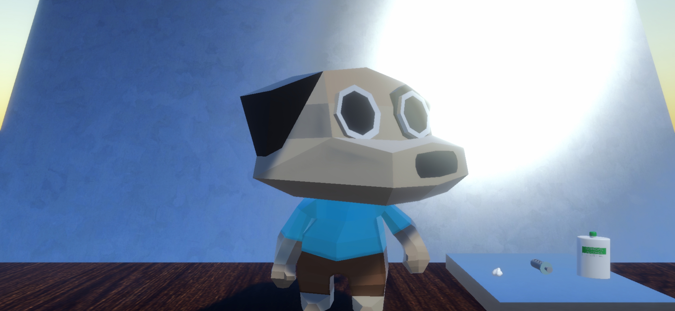 Illustration of children playing pretend doctor